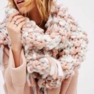 Free People Pastel Oversized Infinity scarf